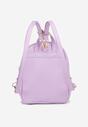 Rucsac Violet cu Fermoar Finisat cu Barete Reglabile Detașabile Nelda