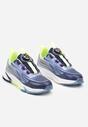Bleumarin-Verde Pantofi Sport Sneakersi Talpă Plată Sistem Rotire Vimaritta