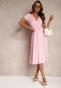Rochie roz Talia Imprimeu petrecere Rimadea