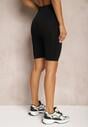 Czarne Kolarki Szorty High Waist Vimalines