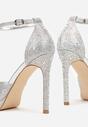 Pantofi stiletto Nelefia Argintii