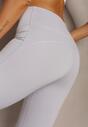 Jasnoniebieskie Spodnie Dzwony High Waist z Gumką w Talii Laramae