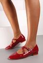 Pantofi cu toc Bordo