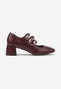 Cizme Derby bordo