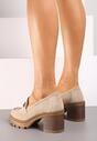 Pantofi Derby bej