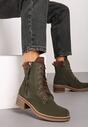 Botine Verde închis