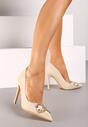 Pantofi stiletto bej
