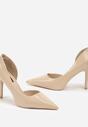 Pantofi stiletto bej
