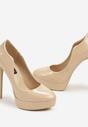 Pantofi stiletto Bej