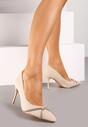 Pantofi stiletto bej