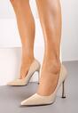 Pantofi stiletto Bej