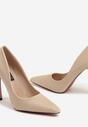 Pantofi stiletto Bej