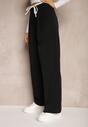 Pantaloni Negru cu print piele de șarpe