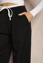Pantaloni Negru cu print piele de șarpe