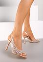Pantofi stiletto bej
