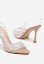 Pantofi stiletto bej