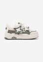 Sneakers Bej cu verde