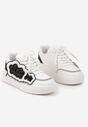 Sneakers Alb cu negru