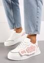 Sneakers Alb cu roz