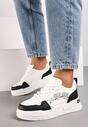 Sneakers Alb cu negru