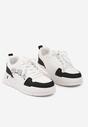 Sneakers Alb cu negru
