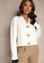 Cardigan Alb