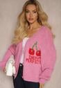 Cardigan Fucsia