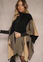 Poncho Verideth Negru cu maro