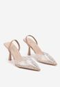 Pantofi stiletto Bej