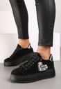Sneakers Remila Negru cu argintiu
