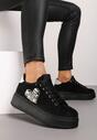 Sneakers Remila Negru cu argintiu