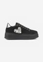 Sneakers Remila Negru cu argintiu