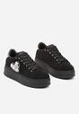 Sneakers Remila Negru cu argintiu