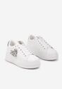 Sneakers Remila Alb cu argintiu