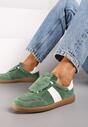 Sneakers Verde cu alb