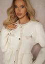 Cardigan Laomarae Alb