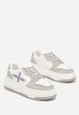 Sneakers Saimine Alb cu gri