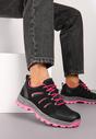 Czarne Buty Sportowe w Trekkingowym Stylu Zaiss