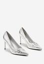 Pantofi stiletto Railanne Argintii