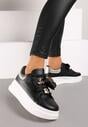 Sneakers Rorinia Negru cu argintiu