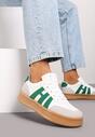 Sneakers Mialeria Alb cu verde