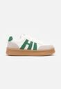 Sneakers Mialeria Alb cu verde
