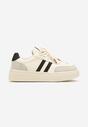 Sneakers Tialise Alb cu negru