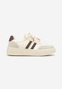Sneakers Tialise Bej cu maro