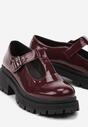 Pantofi casual Elondria Bordo