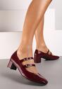 Pantofi cu toc Daithina Bordo