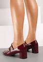 Pantofi cu toc Daithina Bordo