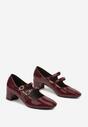 Pantofi cu toc Daithina Bordo