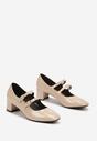 Pantofi cu toc Daithina Bej