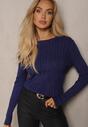 Pulover Saviana Bleumarin